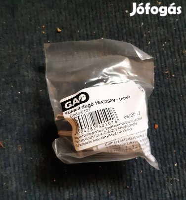 Gao földelt dugó 16A/250V