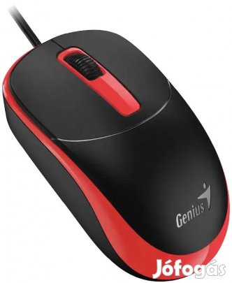 Garanciális Genius DX-123 piros-fekete vezetékes egér INTEC PC