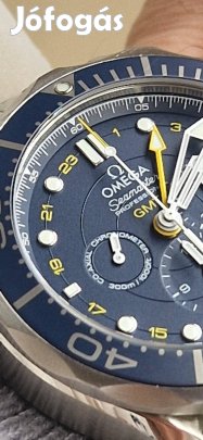 Garanciális Omega Seamaster 300M GMT Chronograph 44mm kerámia lünetta