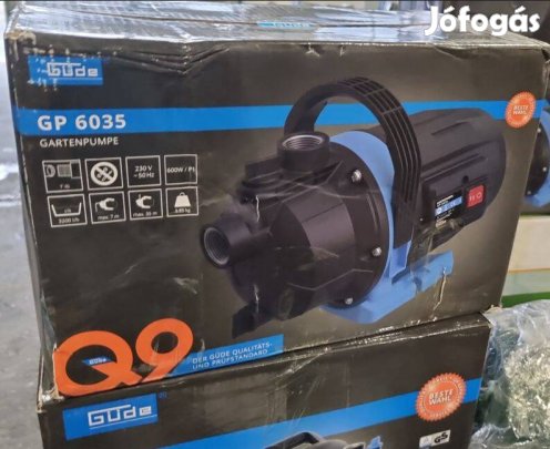 Garanciális, kerti víz szivattyú locsoláshoz 3200liter/óra vízhozammal