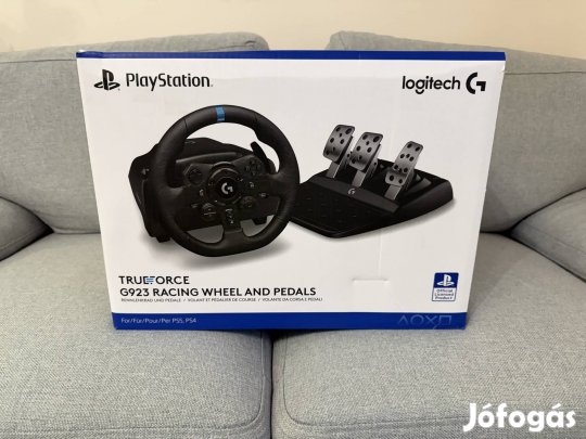 Garanciás Logitech G923 Trueforce Kormány PS4/PS5/PC