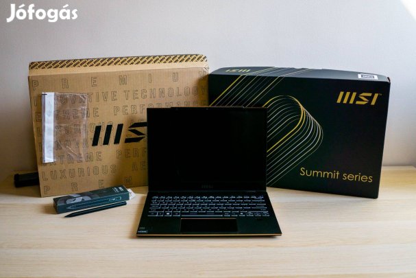 Garanciás MSI Summit E13 AI Evo A1MTG (2024) Prémium 2-az-1-ben Laptop