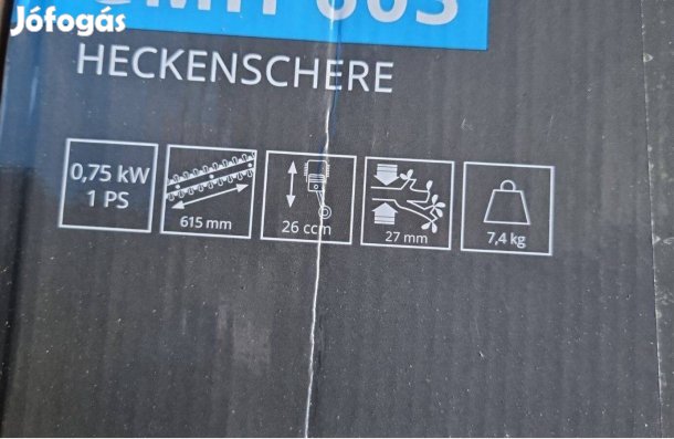 Garanciával Güde benzines sövényvágó 2 ütemű OHV motorral sövény nyíró