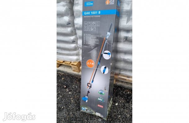 Garanciával, 1.36 LE benzinmotoros magassági ágvágó láncfűrész