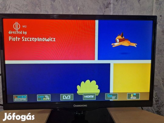 Garanciával! Changhong LED22D1000 LED Tv/Mon. 55cm Gari/Számla /Szép