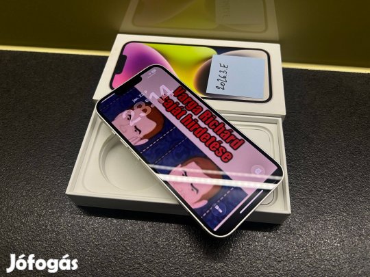 Garanciával - iphone 14 Starlight fehér, 128GB (2026.3.E)