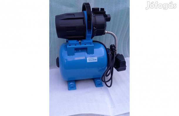 Garanciával elektronikus vezérlésű hidrofor, acéltartállyal házi vízmű