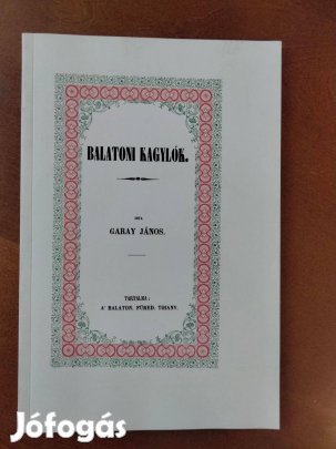 Garay János: Balatoni kagylók - reprint