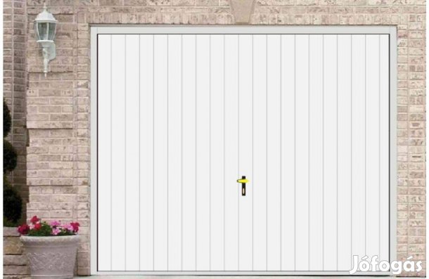Garázskapu KL billenő, F. fehér T7. FB, 250/220, ingyenes szállítás, s