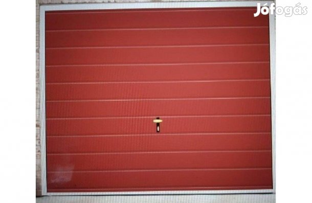 Garázskapu KL billenő, Fv. meggy Fny250/220 / V20 bordázat, ingyenes s