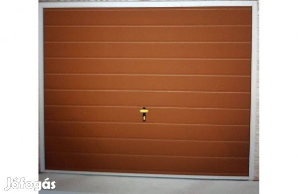 Garázskapu KL billenő, MV. barna/20, VB, 250 /220 széles x magas, ingy