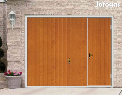 Garázskapu KL billenő, aranytölgy, Szebj, Fny250/220, ingyenes szállít