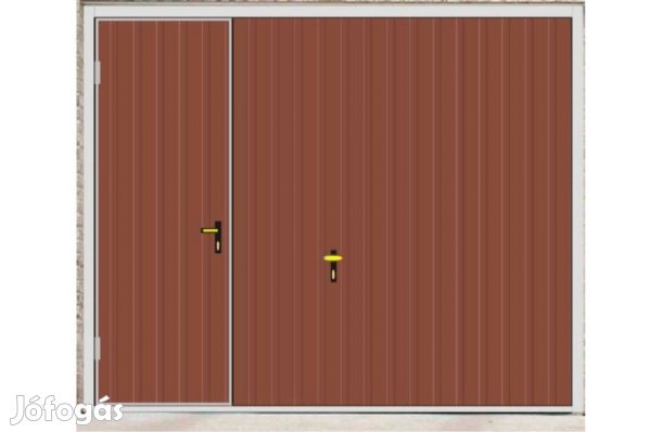 Garázskapu KL billenő, matt v barna, Szebb, Fny 250/220 cm, ingyenes s