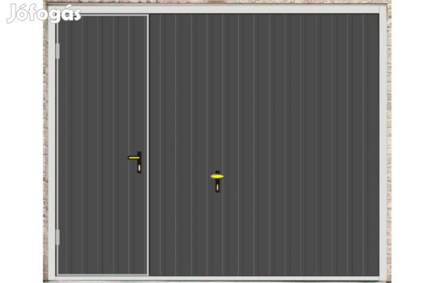 Garázskapu KL billenő faerezetű, antracit, Szebb/, FB, Fny 250/220 ing
