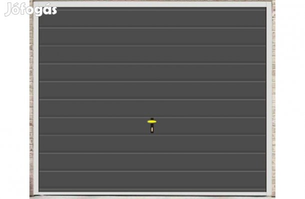 Garázskapu KL billenő kapu, Fny250/220 Antracit fa 20 cm VB ingyenes s