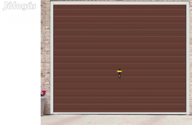 Garázskapu KL billenő kapu, MATT s. Barna T7V, Fny250/220, ingyenes