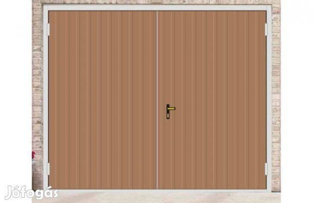 Garázskapu KL kétszárnyas, Winchester tölgy, FB, Fny250/220, ingyene