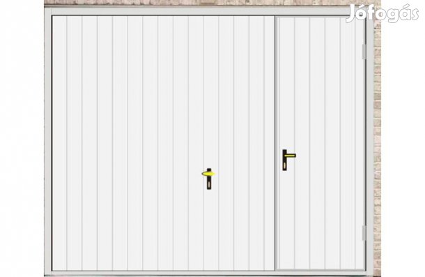 Garázskapu Kl Billenő kapu, MATT fehér, Szbj, Fny 253/222 /T7F ingyene