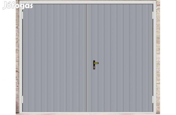 Garázskapu Kl kétszárnyas kapu, Horganyzott, Fny400/300 /T7F ingyenes