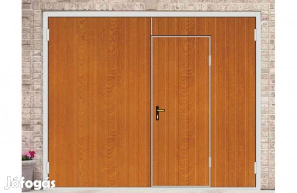 Garázskapu Kló, KÉ,400, AJ, H, Fa, aranytölgy, SZIG, KJ, Szebj, AK, 40