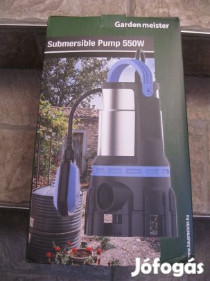 Gardenmeister GM 1004 inox szivattyú merülőszivattyú 550W