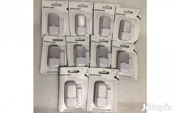 Gardrób LED bútorvilágítás 10db lámpa mágneses nyitásérzékelővel