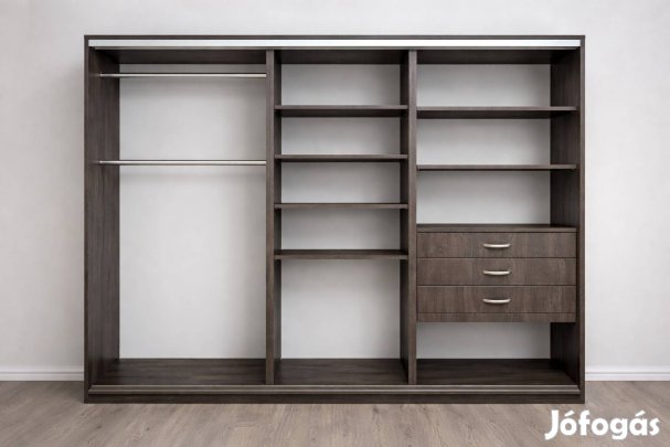 Gardrób szekrény. Hatalmas 240cm széles.