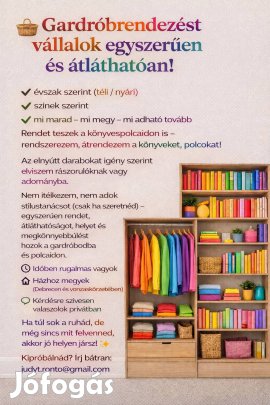 Gardróbrendezés