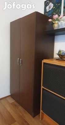 Gardróbszekrény eladó 1 éves, 170x80x60 cm lapraszerelt állapot