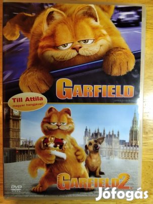 Garfield 1-2 újszerű twinpack dvd 