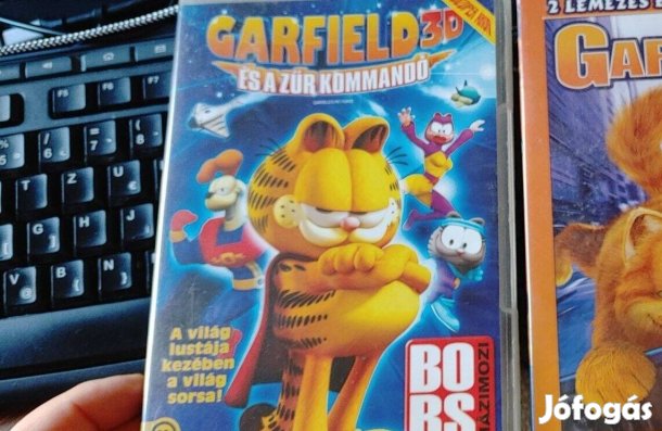 Garfield 3D és a zűr kommandó + 2 db 3D szemüveggel