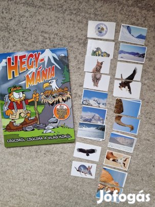 Garfield Hegy-mánia matricák 