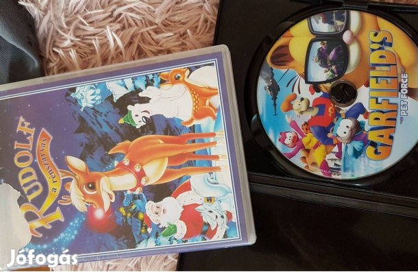 Garfield rajzfilm Rudolf a rénszarvas Dvd mese