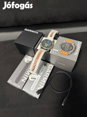 Garmin Fenix 8 Zafír Sapphire AMOLED 51 MM + 2 Gyári Szíj
