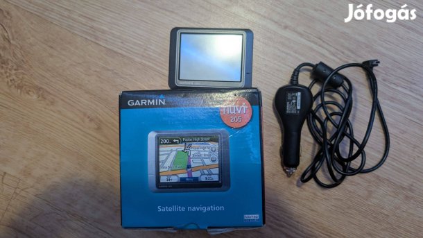 Garmin nüvi 205 GPS autóba (szivargyújtós)