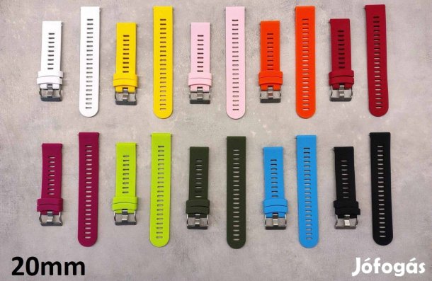Garmin quickrelease (pöckös) óraszíj 18-20-22mm szélességben