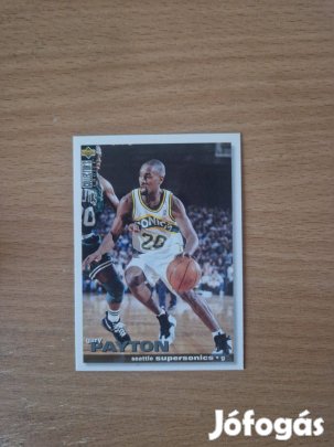 Gary Payton Collector's Choice 1995-96 #225 kosaras kártya