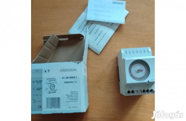 Gassslin 16 A-os kapcsoló óra / világítás, szivattyú , reklám ./