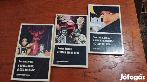 Gaston Leroux könyvcsomag / 4 db könyv