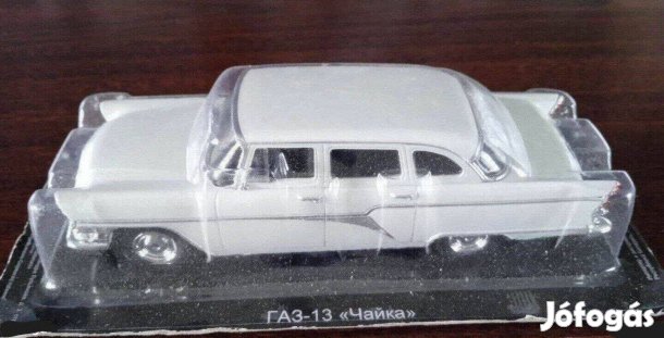 Gaz 13 csajka feher kisauto modell 1/43 Eladó