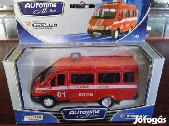 Gaz 3221 Gazella "Tüzoltó" kisauto modell 1/43 Eladó
