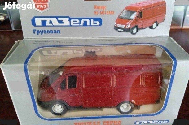 Gaz 3221 piros zart Gazella kisauto modell 1/43 Eladó
