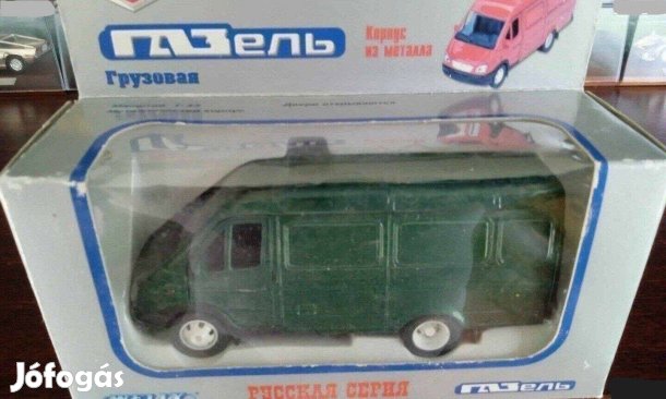 Gaz 3221 zöld Gazella teher kisauto modell 1/43 Eladó