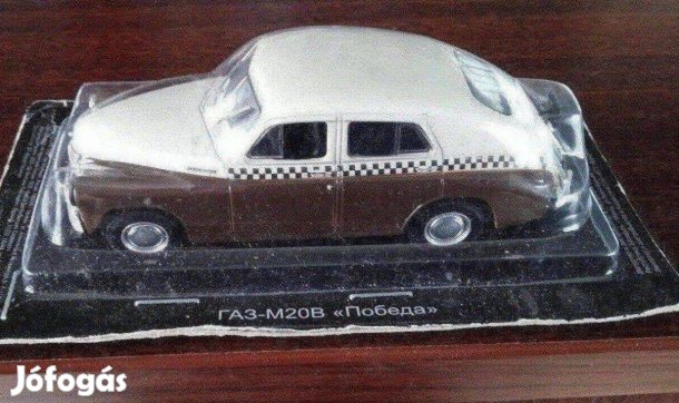 Gaz M20 (Pobeda) Taxi kisauto modell 1/43 Eladó