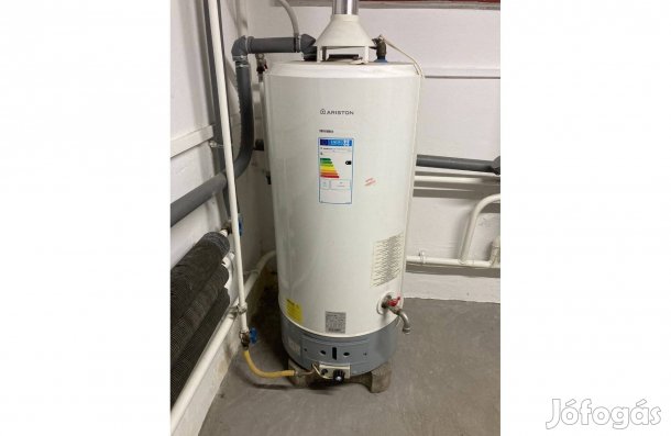 Gázboyler használt Ariston 115 literes,kéményes