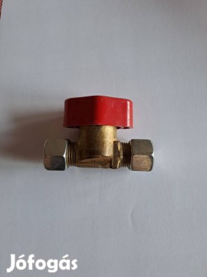 Gázcsap 12mm 16bar gáz elzáró csap gyorszáró szelep gáz csap sárgaréz