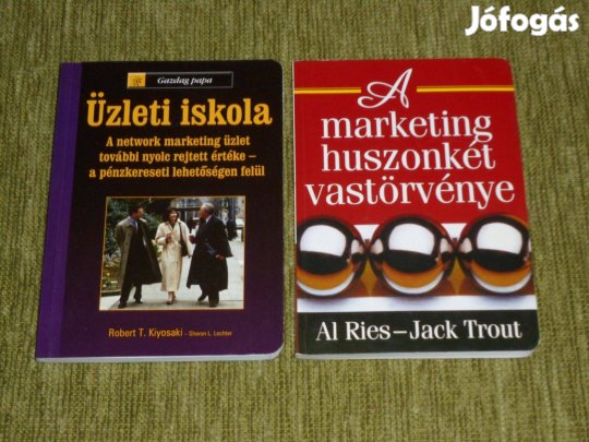 Gazdag papa - Üzleti iskola + A marketing huszonkét vastörvénye