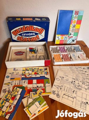 Gazdálkodj okosan! - társasjáték - 80-as évek
