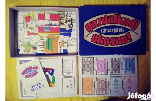 Gazdálkodj okosan retro családi társasjáték