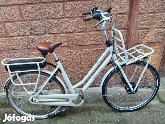 Gazelle fehér elektromos kerékpár pedelec ebike e-bike garancia